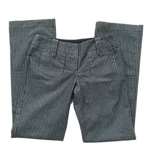 Flirtatious Y2K Pinstriped Low Rise Pants - Size 1